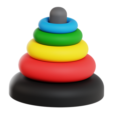 Stacking Ring Toy  3D Icon