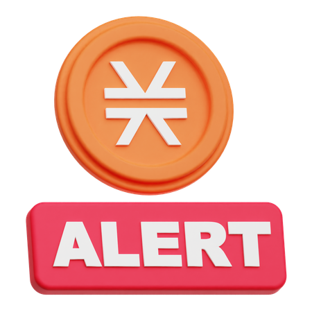 스택 경고  3D Icon