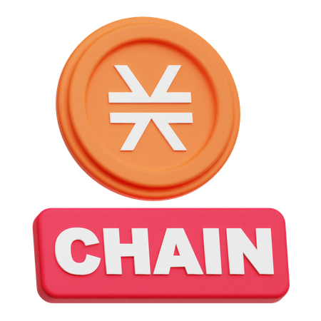 스택 체인  3D Icon