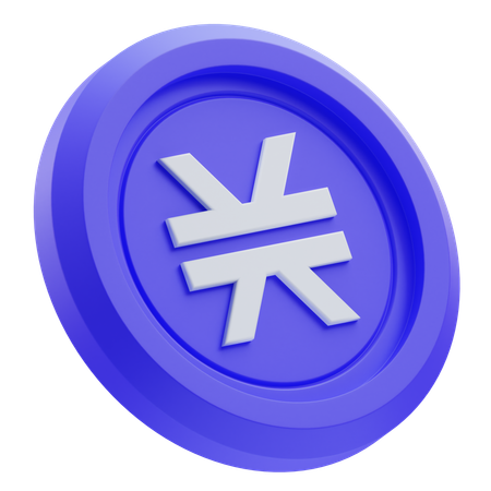 Stacks Cryptocurrency  3D Icon