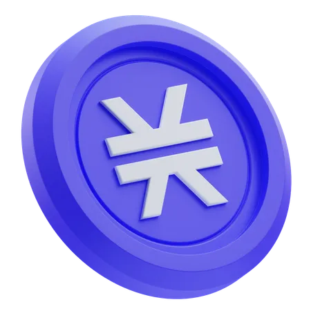 Stacks Cryptocurrency  3D Icon