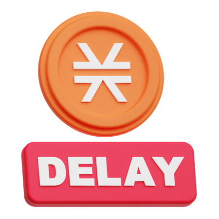 Stacks Delay  3D Icon
