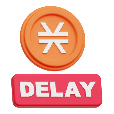 Stacks Delay  3D Icon