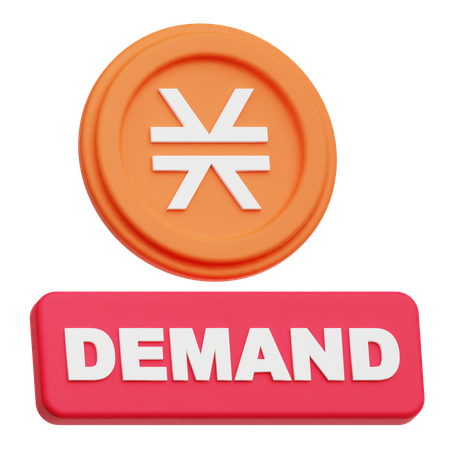 Stacks Demand  3D Icon