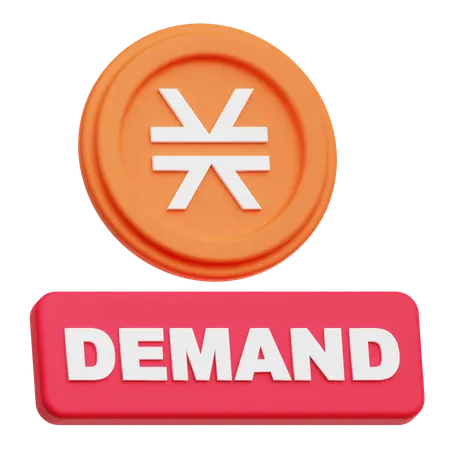 Stacks Demand  3D Icon