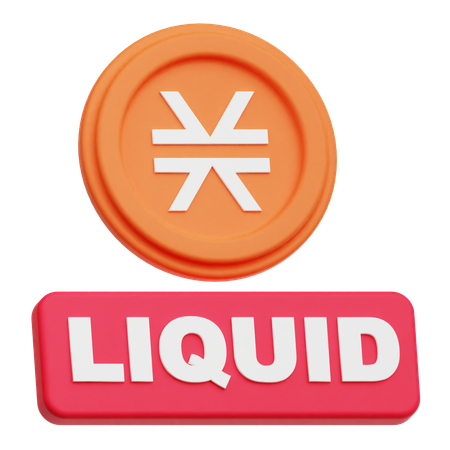 액체를 쌓다  3D Icon