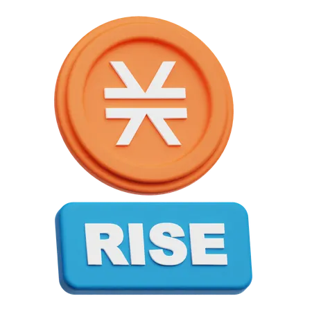 Stacks Rise  3D Icon