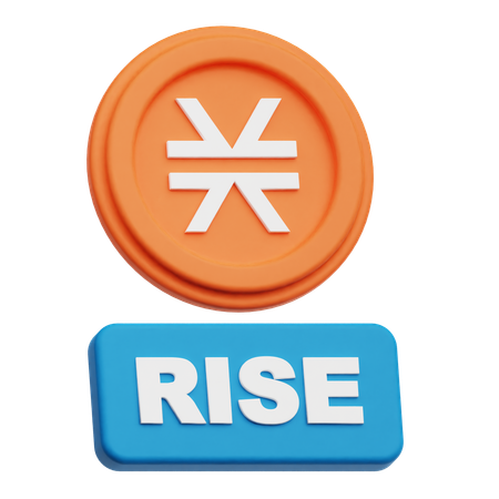 Stacks Rise  3D Icon