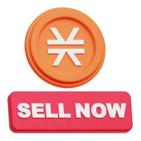 Stacks Sell Now  3D Icon
