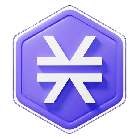 Stacks (STX) Badge 3D Illustration