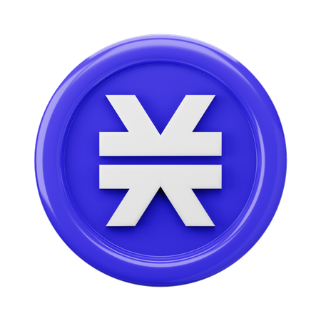 Stacks STX Coin  3D Icon