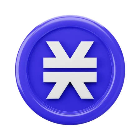 Stacks STX Coin  3D Icon