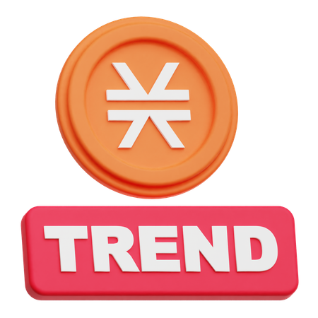 Stacks Trend  3D Icon