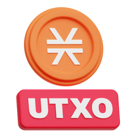 스택 utxo  3D Icon