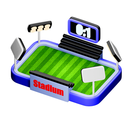 Stade  3D Icon