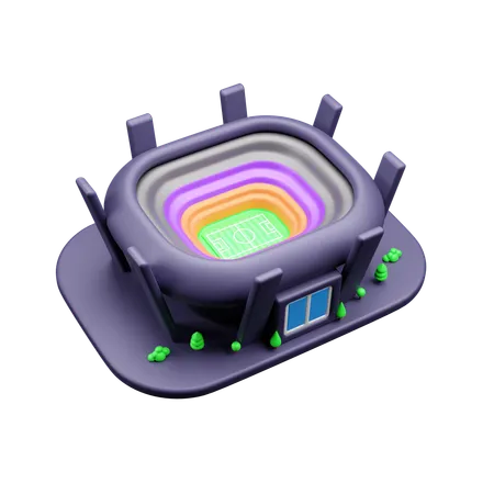 Stade  3D Icon