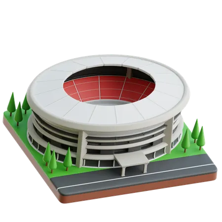 Stade  3D Icon