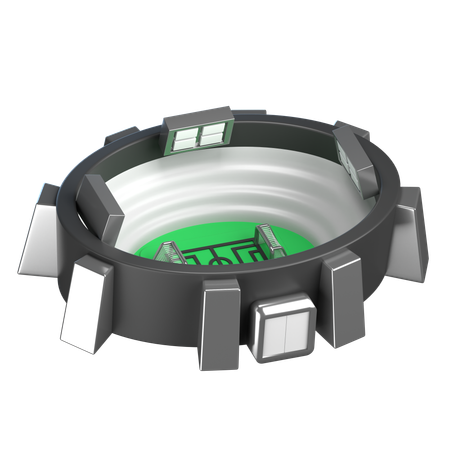 Stade  3D Icon