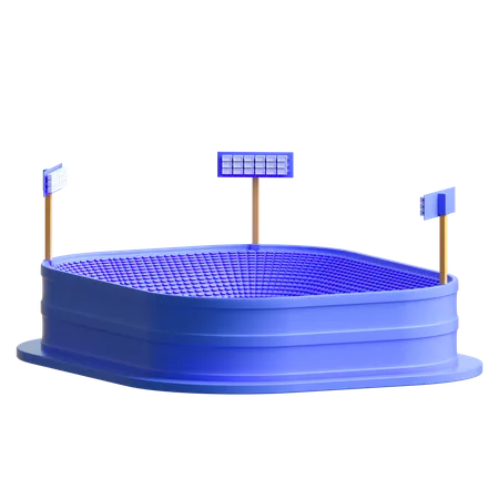 Stade  3D Illustration