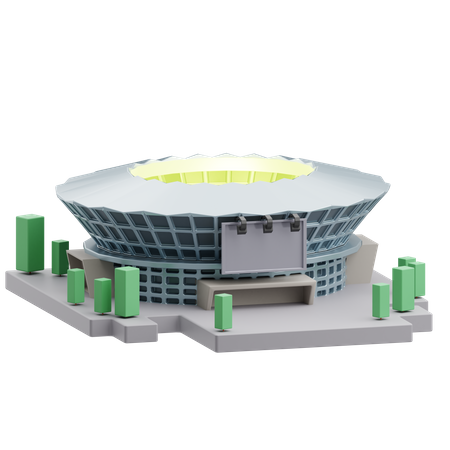 Stade  3D Illustration