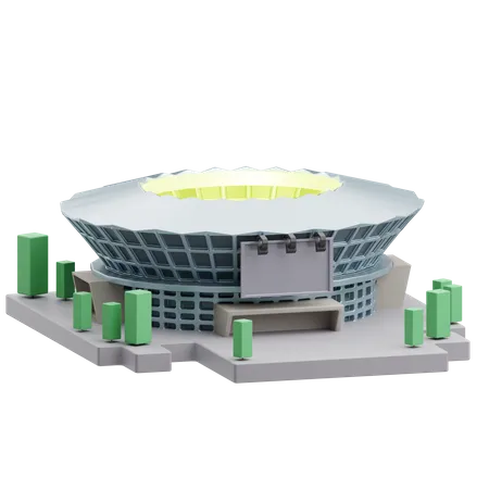 Stade  3D Illustration