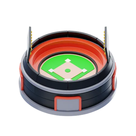 Stade de baseball  3D Icon