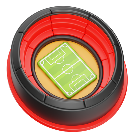 Stade de football  3D Icon