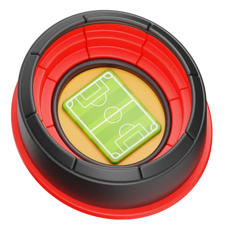 Stade de football  3D Icon