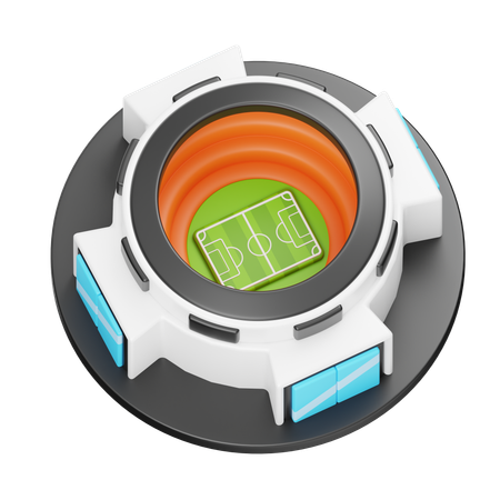 Stade de football  3D Icon