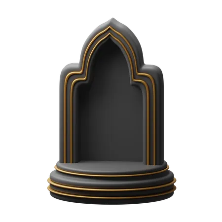 Scène islamique  3D Icon