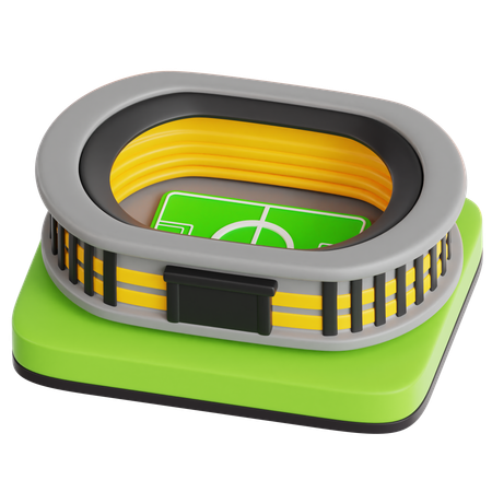 Stade de sport  3D Icon