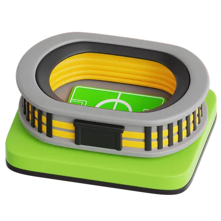 Stade de sport  3D Icon