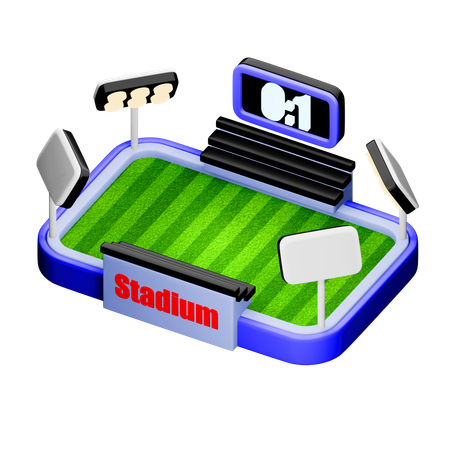 Stadion  3D Icon