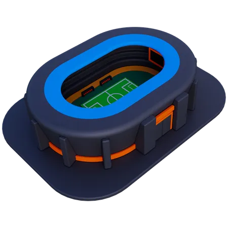 Stadium Building  3D Icon
