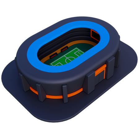 Stadium Building  3D Icon