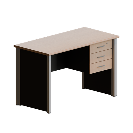 Staff Desk  3D Icon