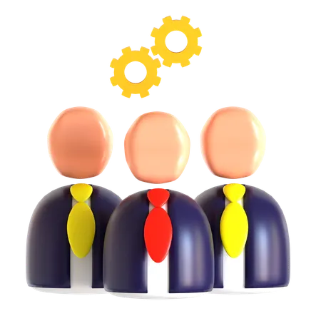 Staff Management  3D Icon