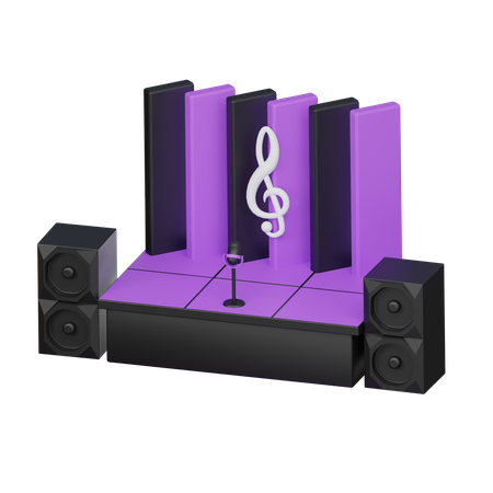 Stage  3D Icon