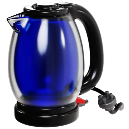 Stainless Steel Electric Kettle  3D Icon