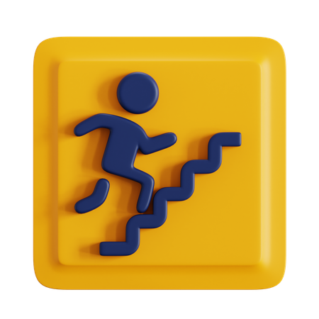 Stair  3D Icon