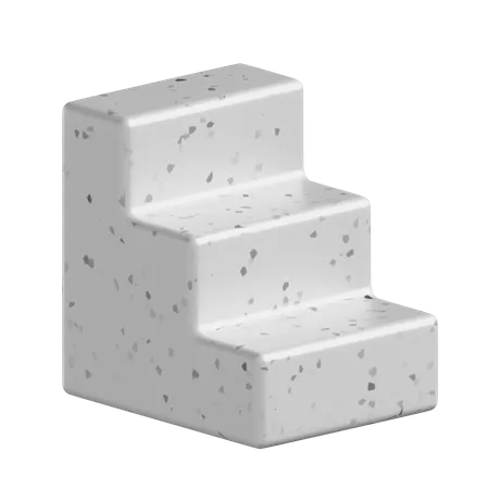 Stair Shape  3D Icon