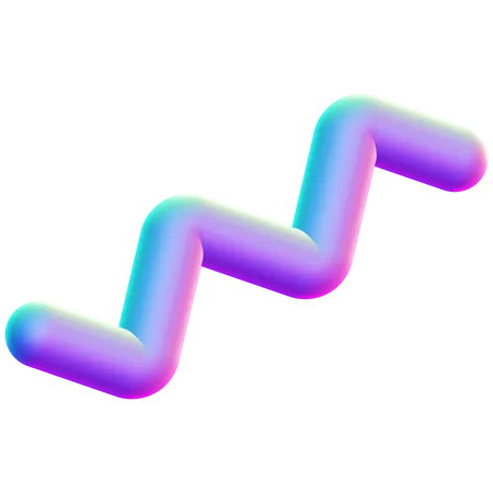 Stair Shape  3D Icon