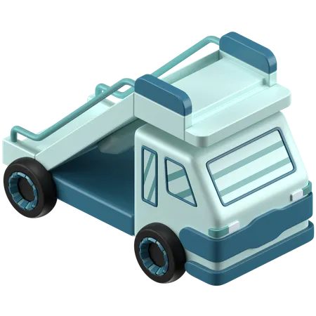 Stair Truck  3D Icon