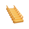 3d staircase illustration