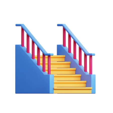 Stairs  3D Icon