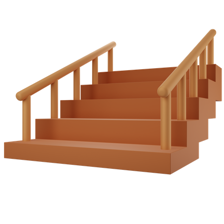 Stairs  3D Icon