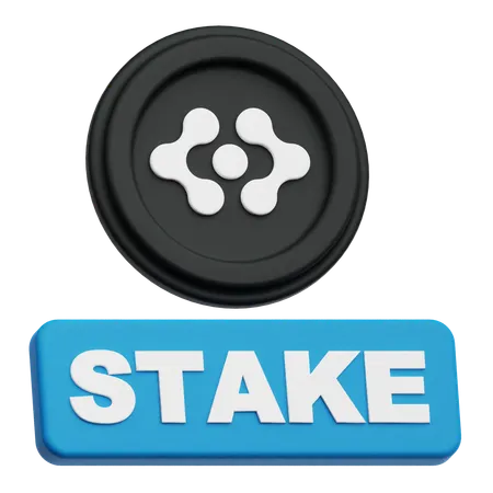 Stake Artificial Super Intelligence Alliance Token  3D Icon