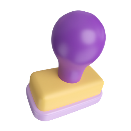 Stamp  3D Icon