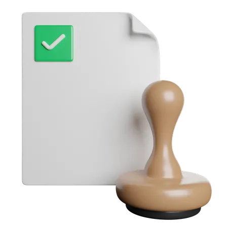 Stamp  3D Icon