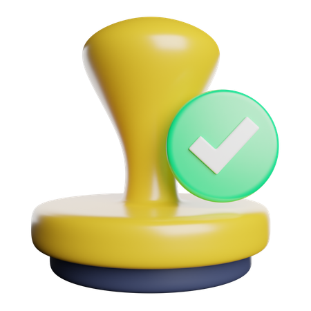 Stamp  3D Icon